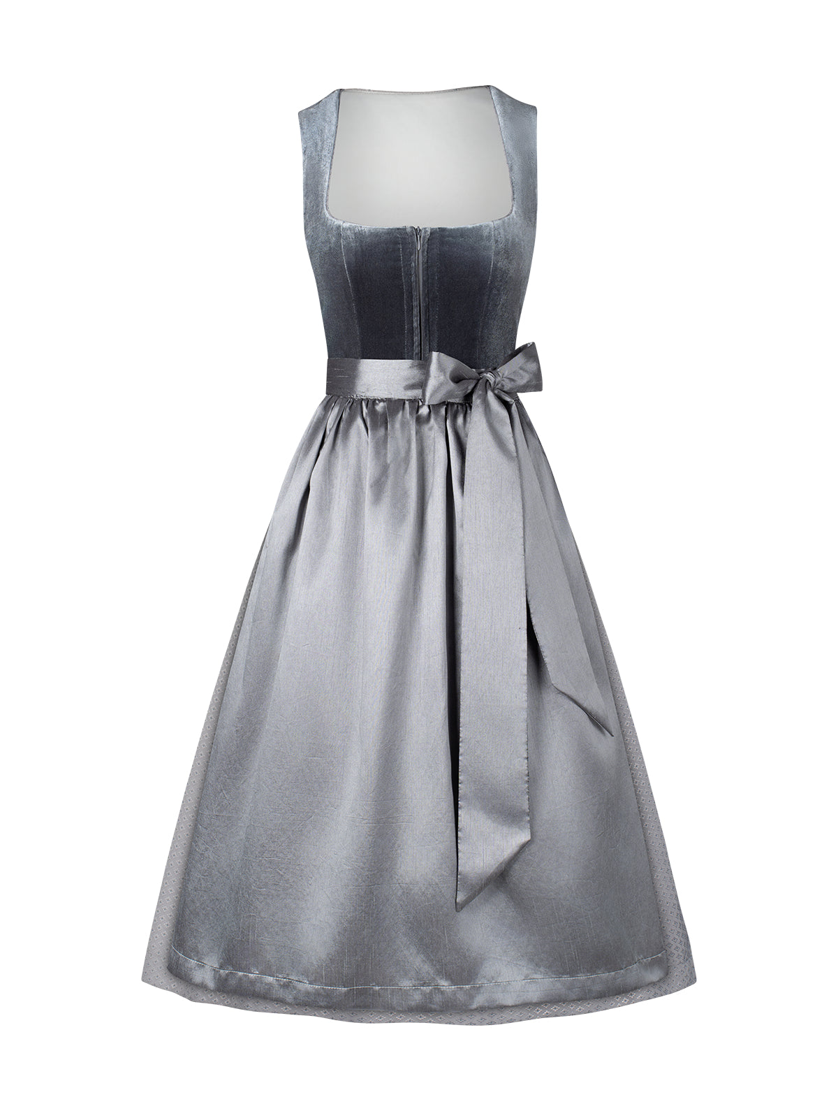 Šedá rovná část dirndl anella